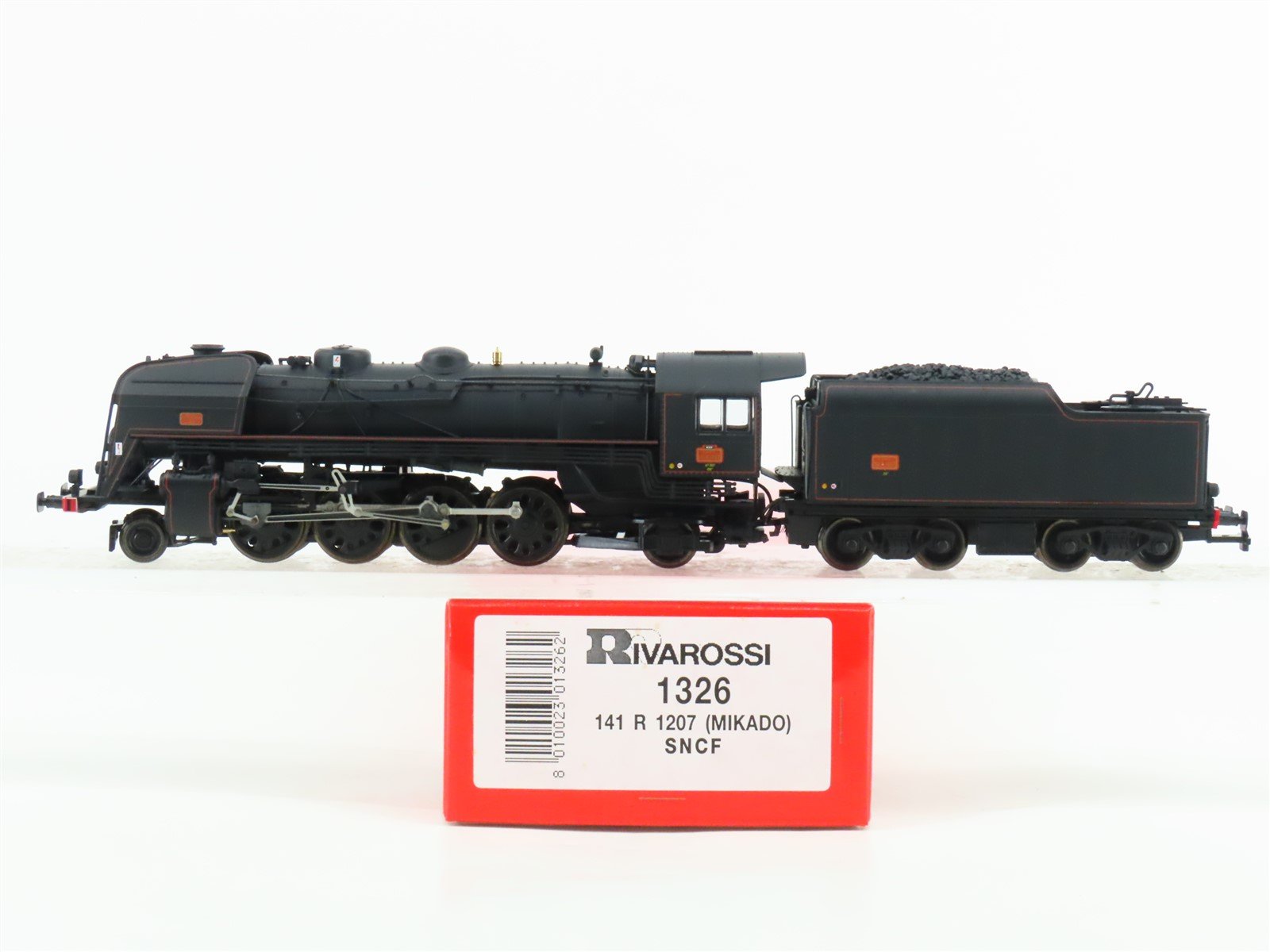 HO Scale Rivarossi 1326 SNCF French National 141R Mikado Steam Locomotive #1207
