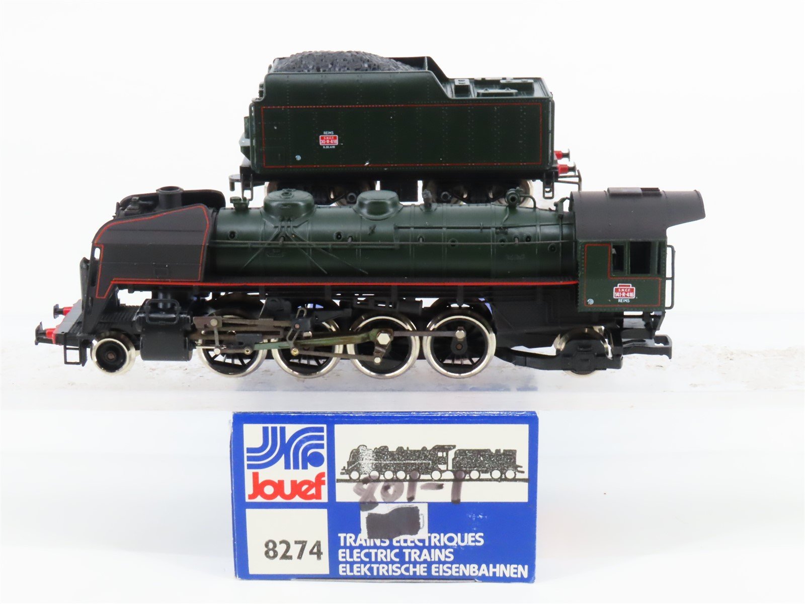 HO Scale Jouef 8274 SNCF French National 141R Steam Locomotive #416