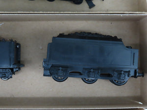 LOT of 4 HO Scale Undecorated & Unpowered Steam Loco 4-6-2 w/ Tenders