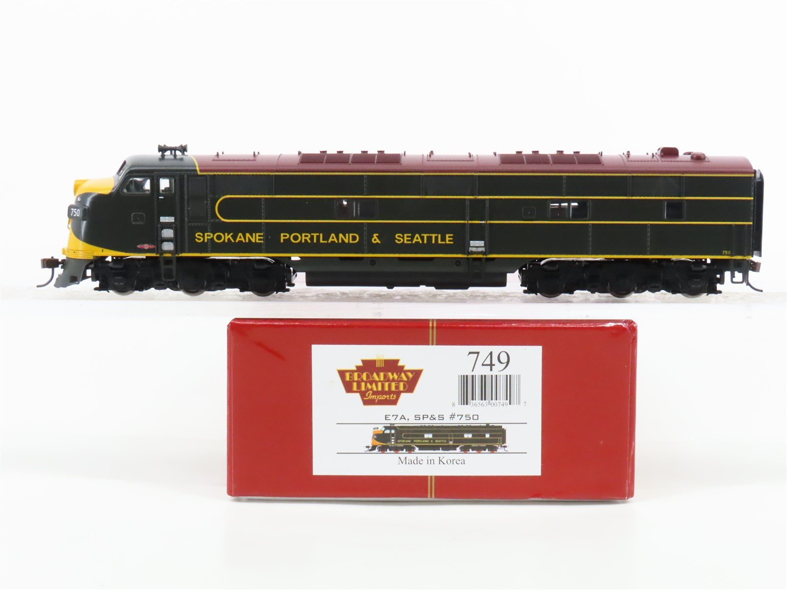 HO Broadway Limited BLI 749 SP&S Railway E7A Diesel Loco #750 wDCC & Sound