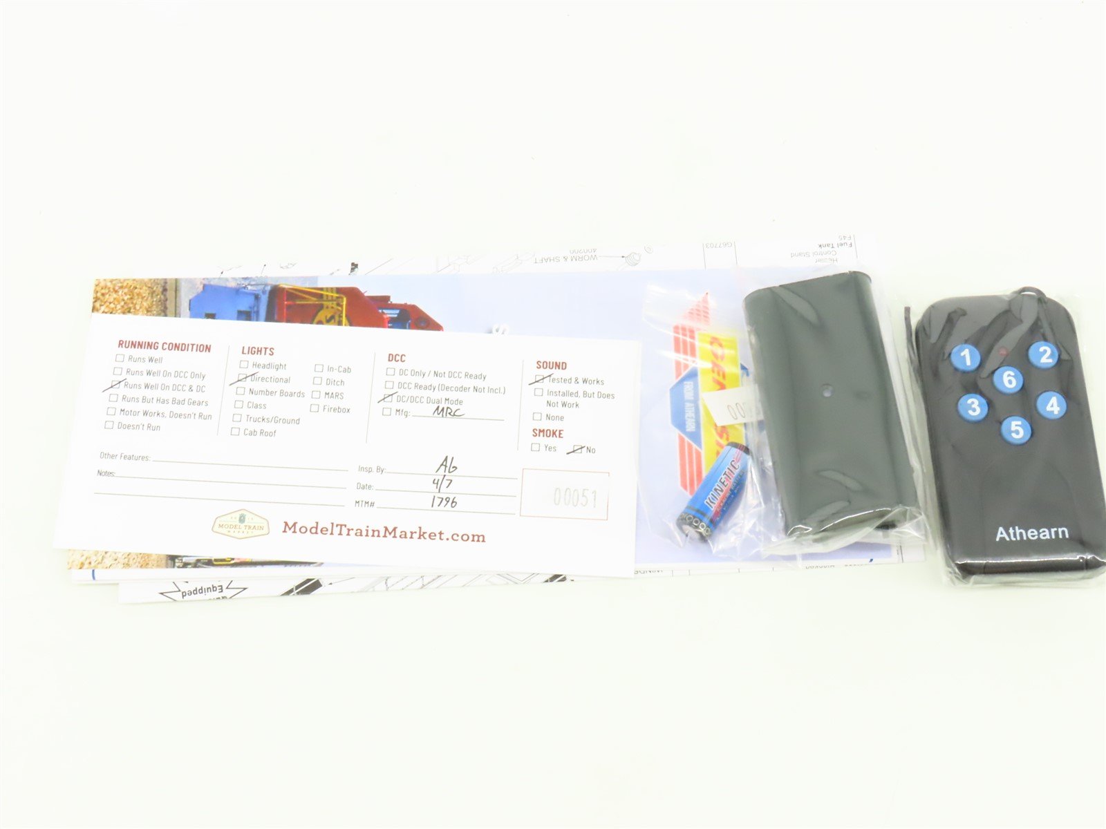 HO Scale Athearn Genesis G67606 GN Big Sky Blue F45 Diesel #430 w/ DCC & Sound