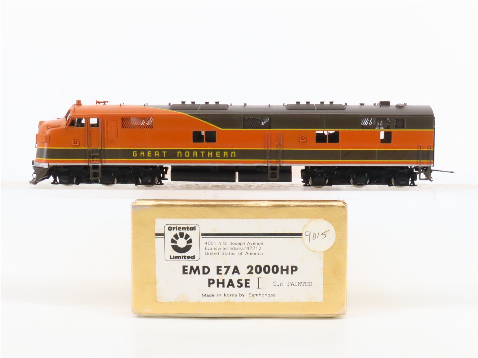HO Scale Oriental Limited GN Great Northern E7A Diesel Locomotive BRASS