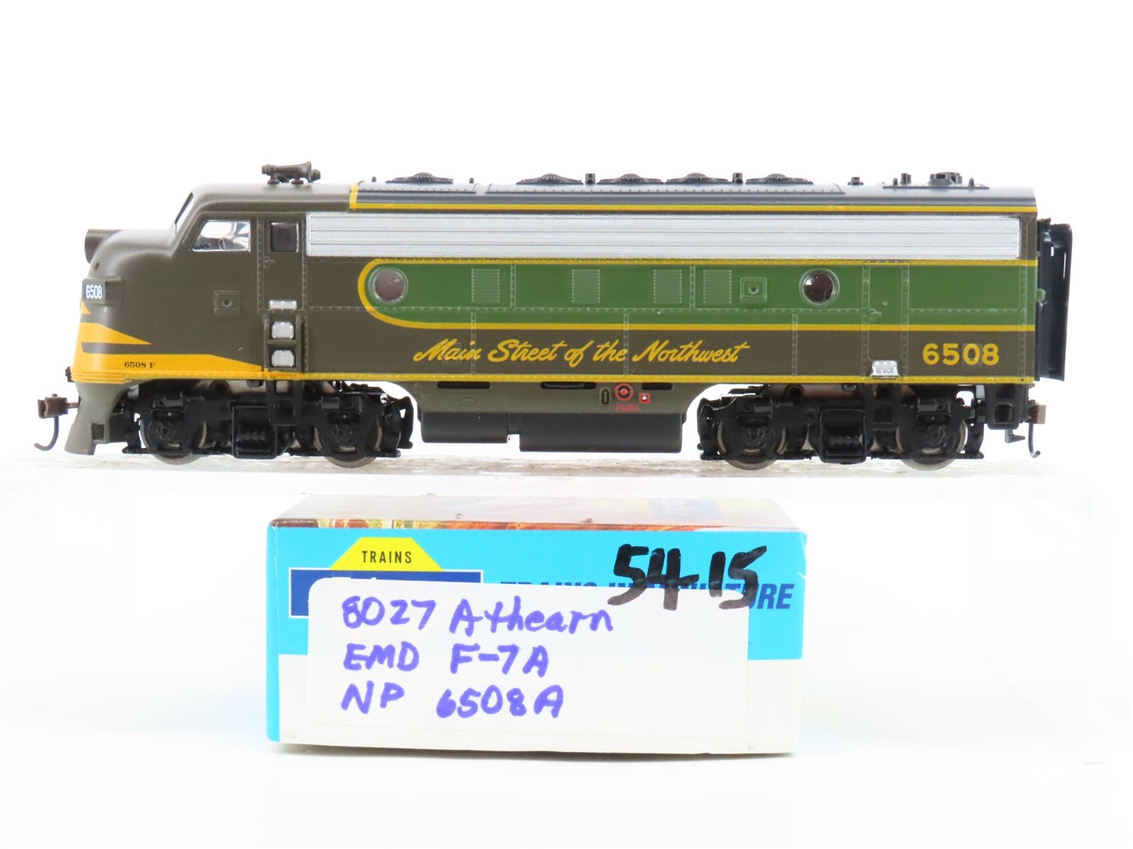 HO Scale Athearn NP Northern Pacific F7A Diesel Locomotive #6508A