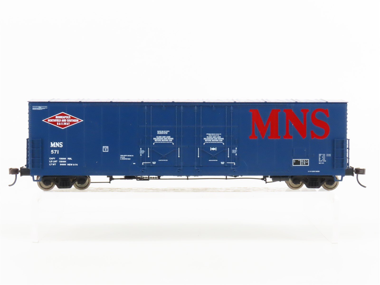HO Scale Atlas 1758-2 MNS Minneapolis Northfield & Southern Box Car #571