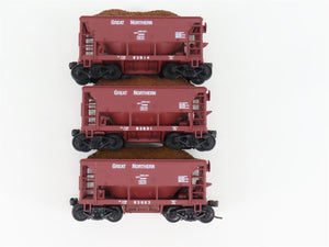 HO Scale Walthers 932-4452 GN Great Northern Railway Ore Cars w/ Loads Set of 3