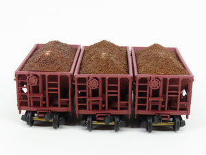 HO Scale Walthers 932-4452 GN Great Northern Railway Ore Cars w/ Loads Set of 3