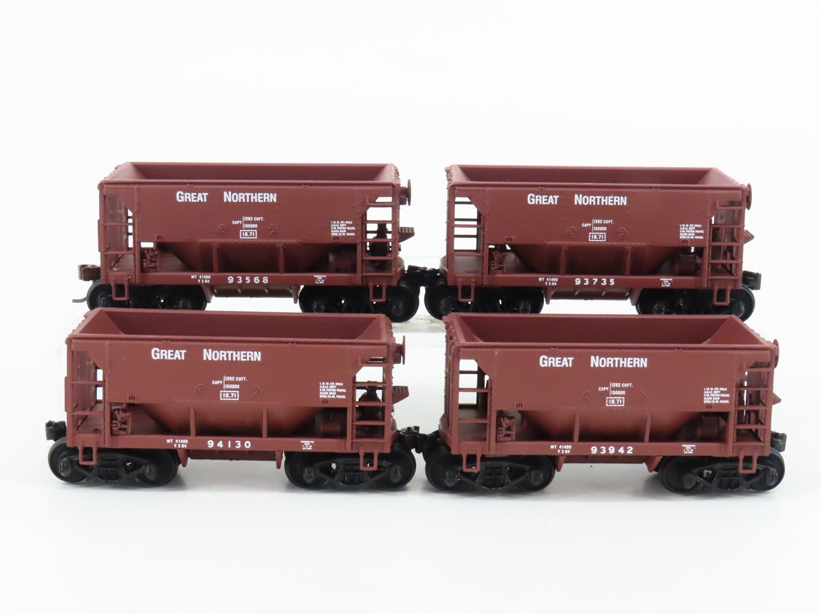 HO Scale Walthers 932-4402 GN Great Northern Railway Ore Cars Set of 4