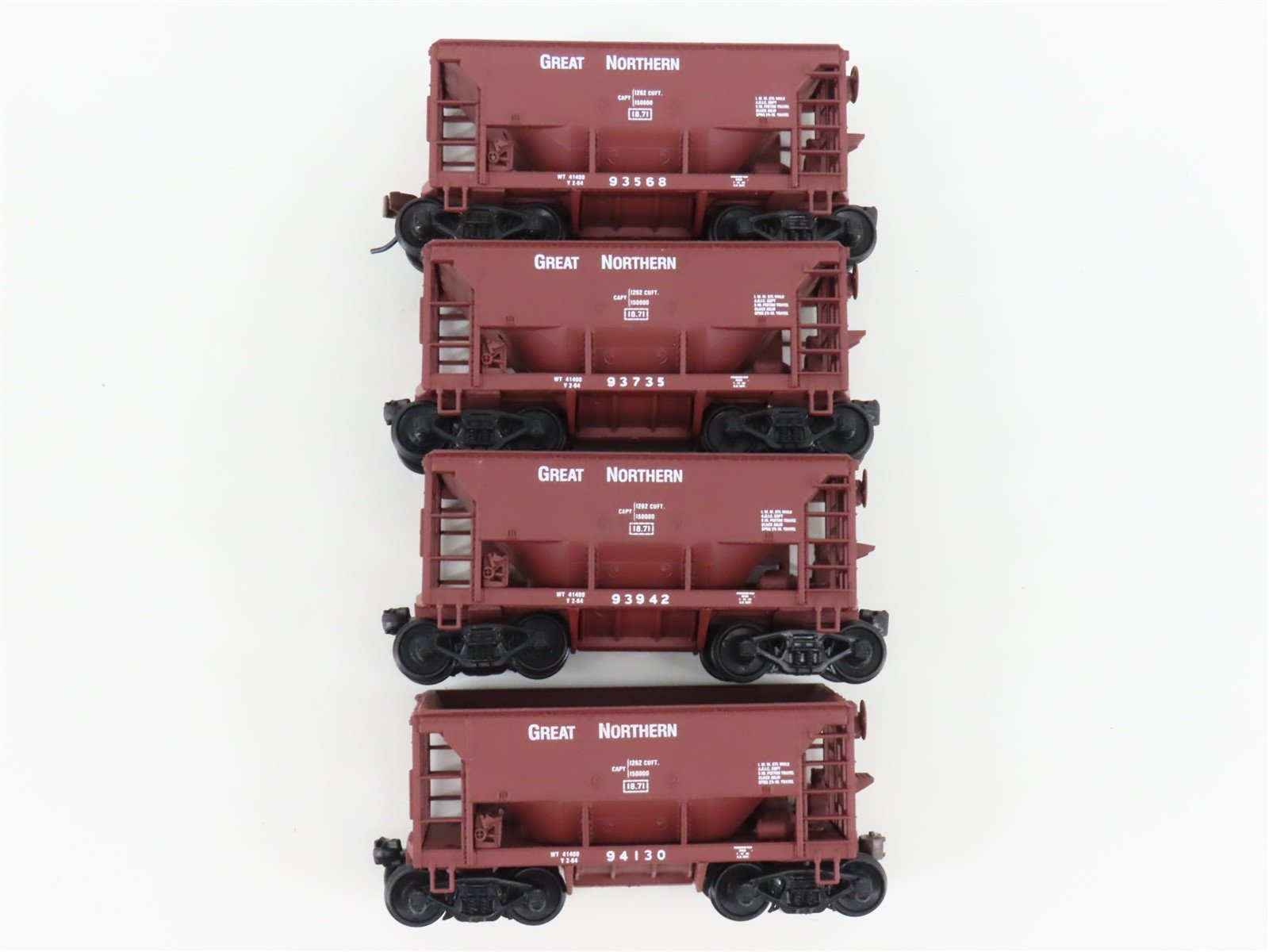 HO Scale Walthers 932-4402 GN Great Northern Railway Ore Cars Set of 4