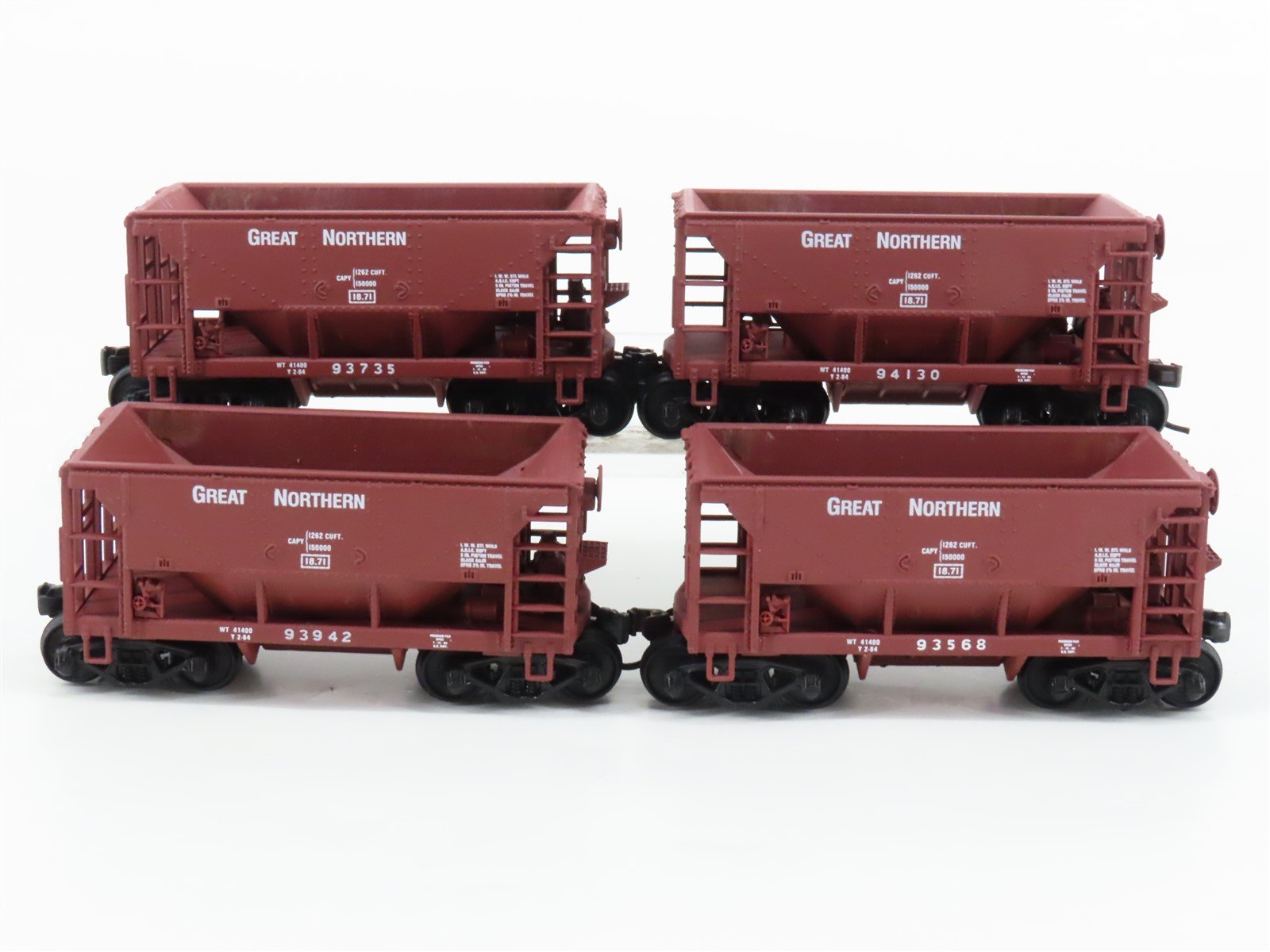 HO Scale Walthers 932-4402 GN Great Northern Railway Ore Cars Set of 4