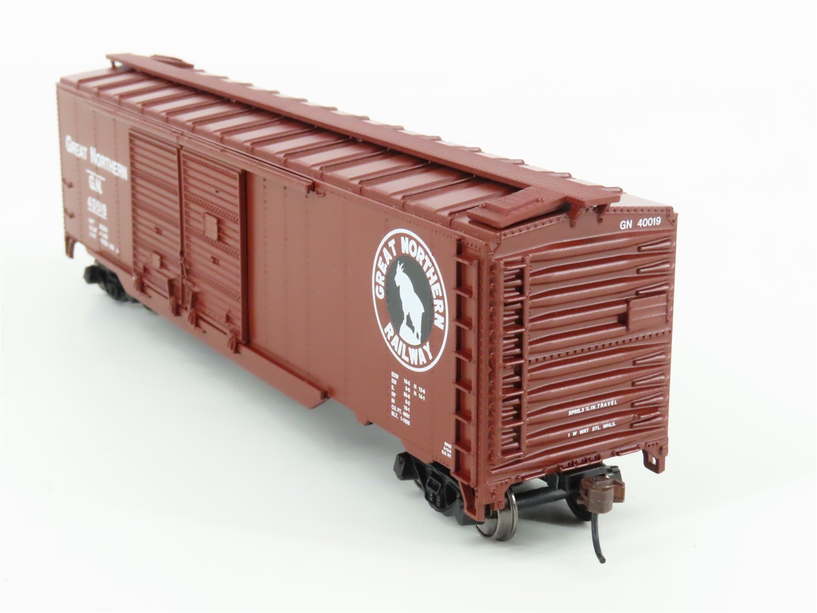 HO Scale Athearn 140-92459 GN Great Northern 50' Double Door Box Car #40019
