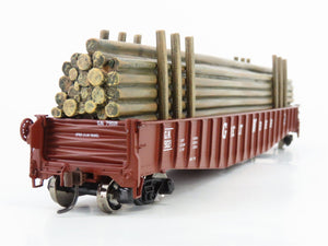 HO Scale Athearn 93654 GN Great Northern Railway 65' Mill Gondola #79021 w/ Load
