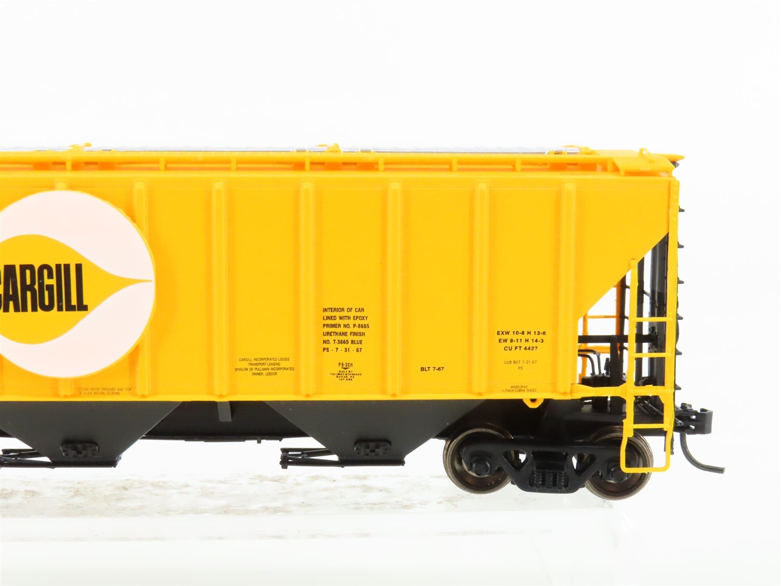 HO Scale PROTO 2000 TLDX Cargill 3-Bay Covered Hopper #7356