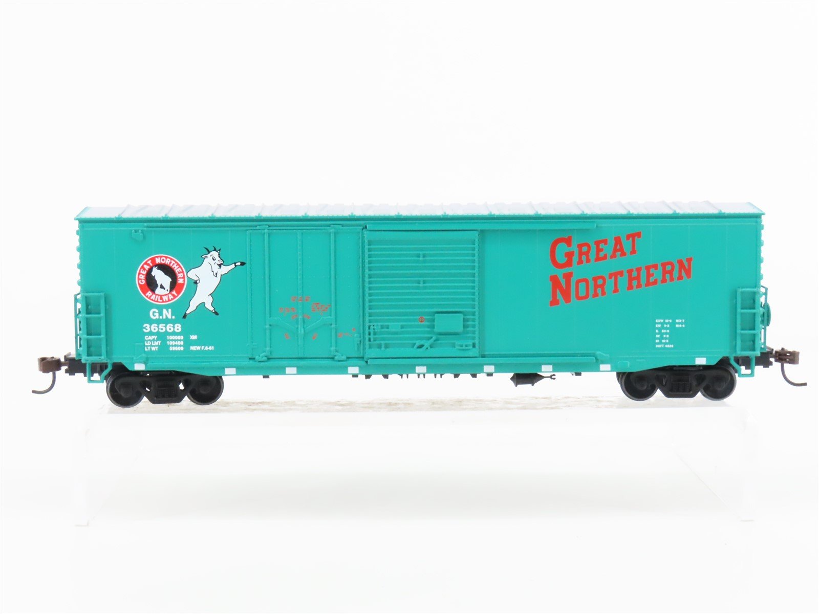 HO Scale Athearn 140-91209 GN Great Northern 50' Combination Door Box Car #36568