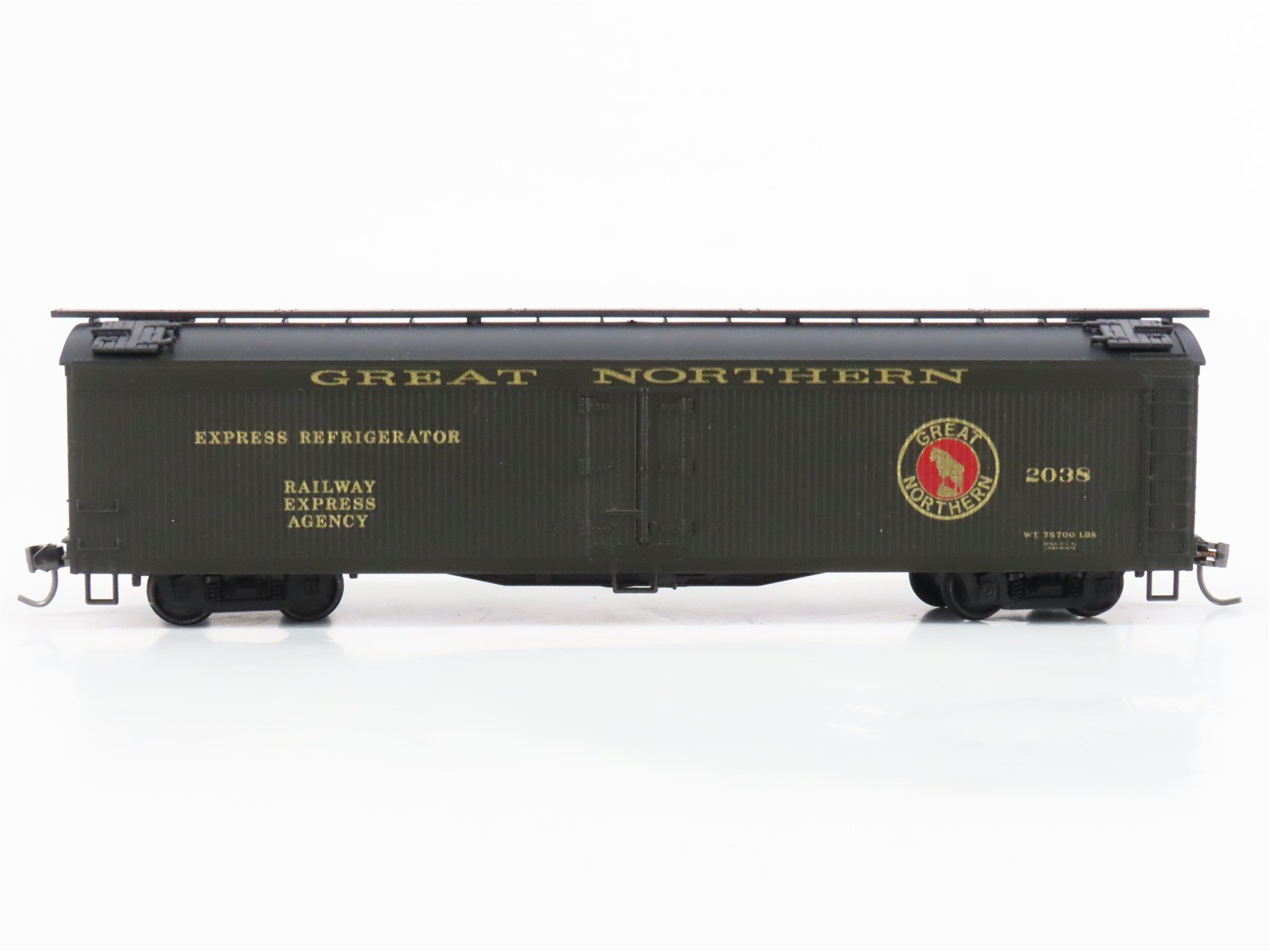 HO Scale Athearn 5332 GN Great Northern Railway 50' Express Reefer #2038