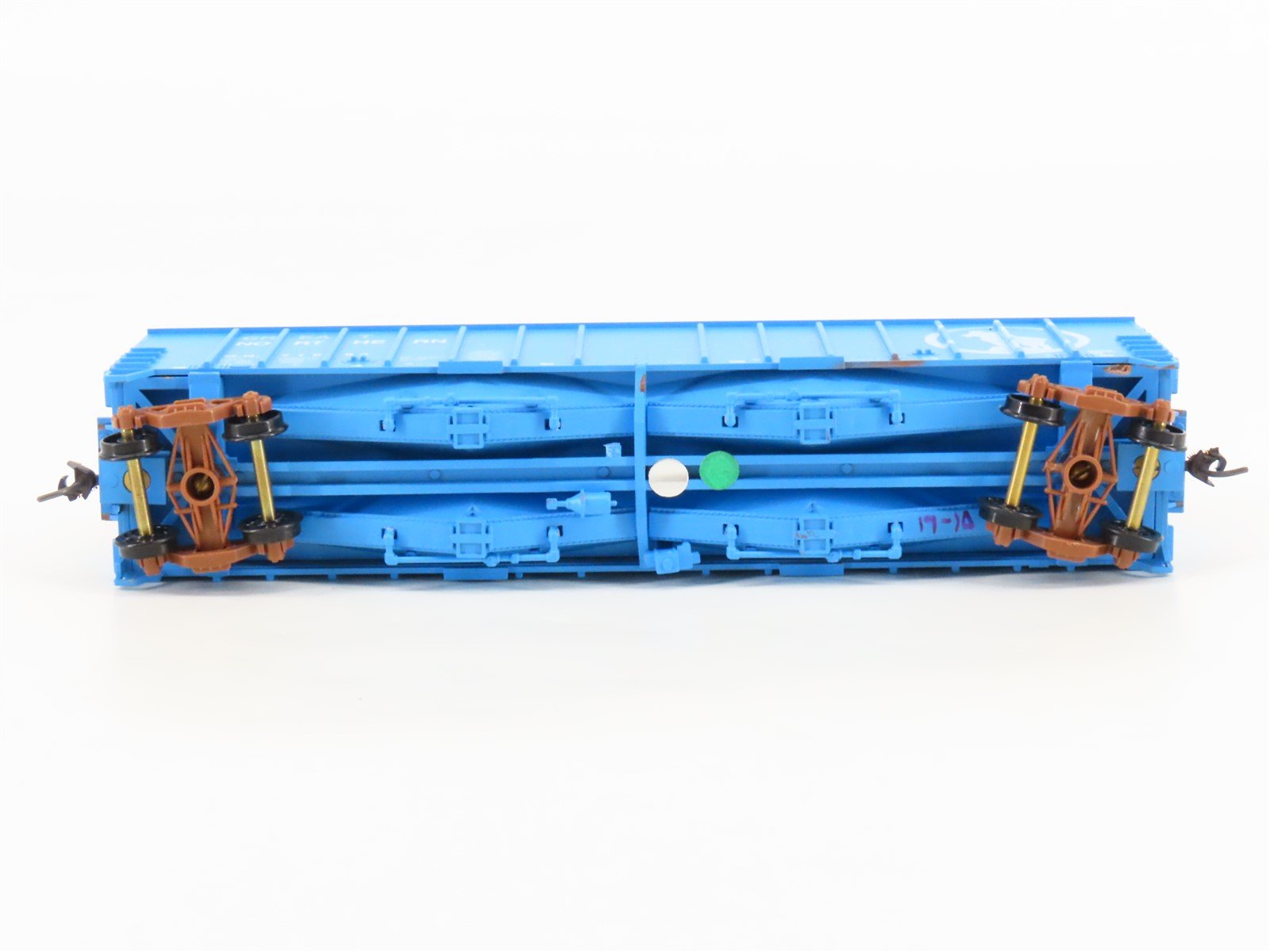 HO Scale Walthers 932-3669 GN Big Sky Blue 50' 2-Bay Airslide Hopper #71664
