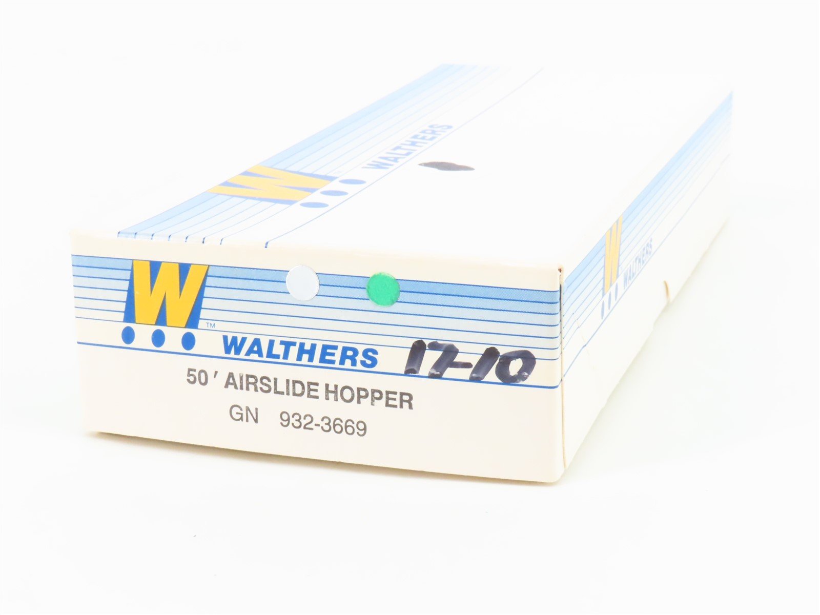 HO Scale Walthers 932-3669 GN Big Sky Blue 50' 2-Bay Airslide Hopper #71664