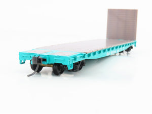 HO Scale Walthers 932-3758 GN Great Northern Bulkhead Flat Car #60409 BUILT