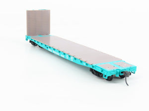 HO Scale Walthers 932-3758 GN Great Northern Bulkhead Flat Car #60409 BUILT
