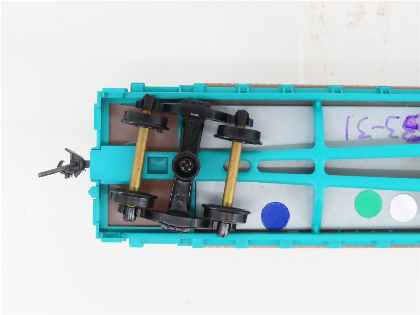 HO Scale Walthers 932-3758 GN Great Northern Bulkhead Flat Car #60409 BUILT