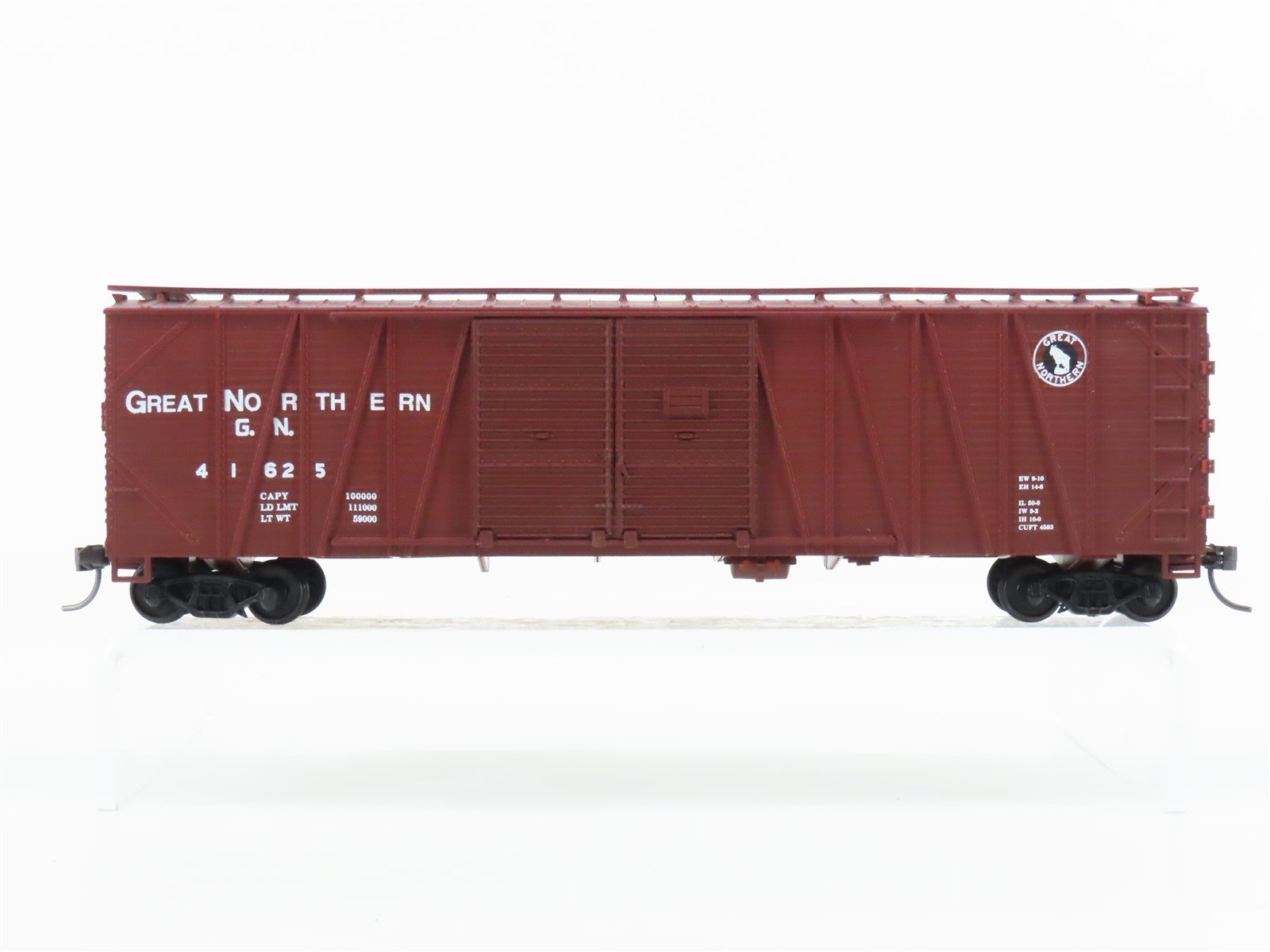 HO Scale Walthers 932-5851 GN Great Northern Double Door 50' Boxcar #41625 BUILT