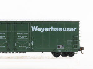 HO Scale Details West BC506 USLX Weyerhaeuser 50' Double Plug Door Box Car #3015