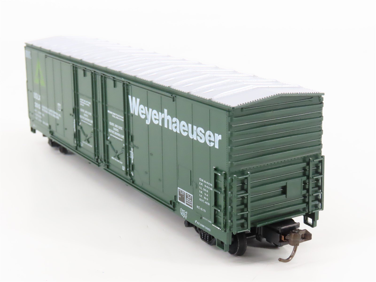 HO Scale Details West BC506 USLX Weyerhaeuser 50' Double Plug Door Box Car #3015