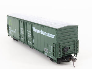 HO Scale Details West BC506 USLX Weyerhaeuser 50' Double Plug Door Box Car #3015