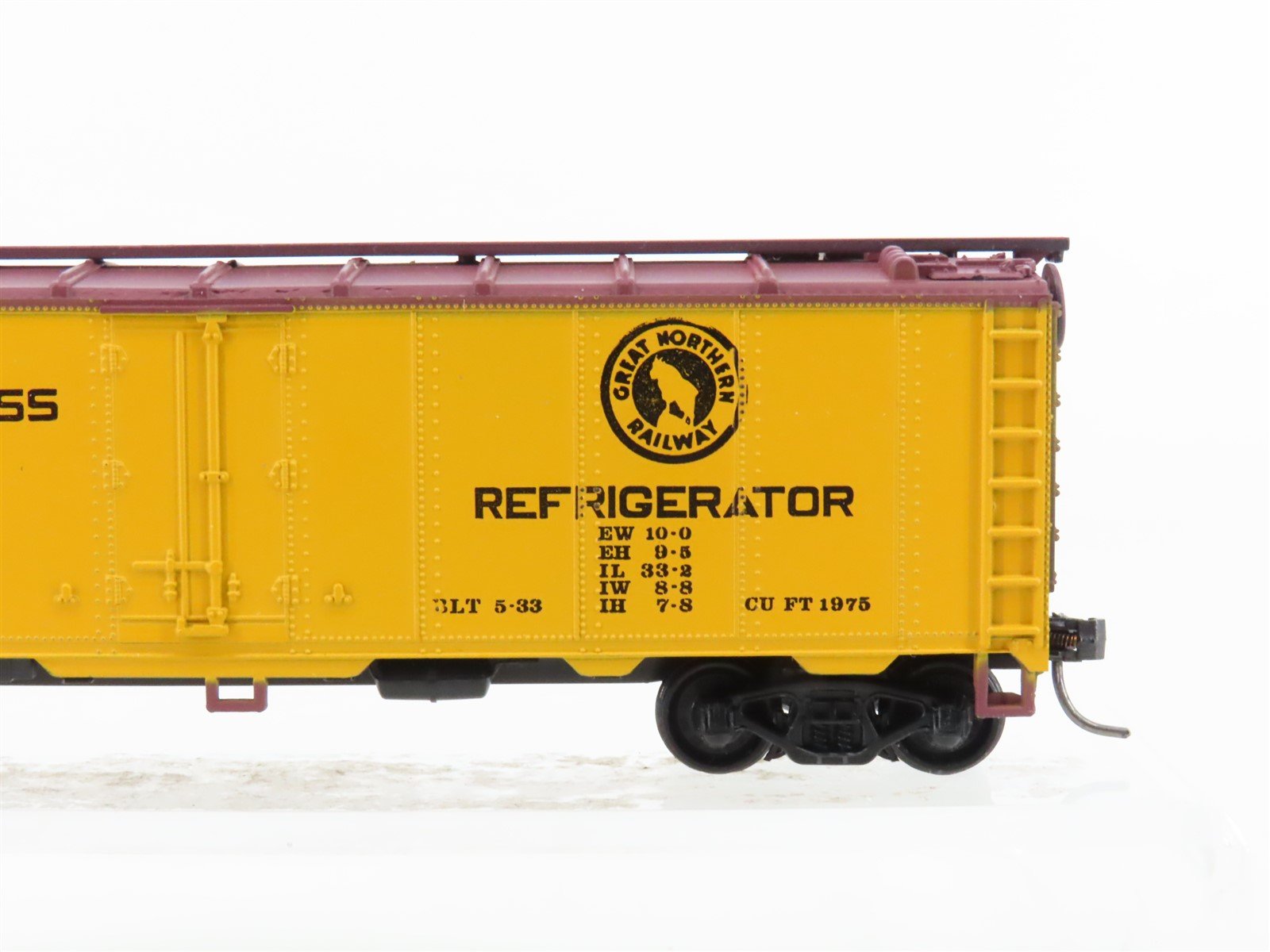 HO Scale Train Miniature 2507 WFEX GN Western Fruit Express 40' Reefer #68722