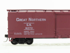 HO Scale Train Miniature 2005 GN Great Northern Railway 40' Wood Box Car #9270