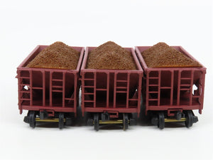 HO Scale Walthers 932-4452 GN Great Northern Railway Ore Cars w/ Loads Set of 3