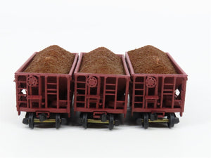 HO Scale Walthers 932-4452 GN Great Northern Railway Ore Cars w/ Loads Set of 3