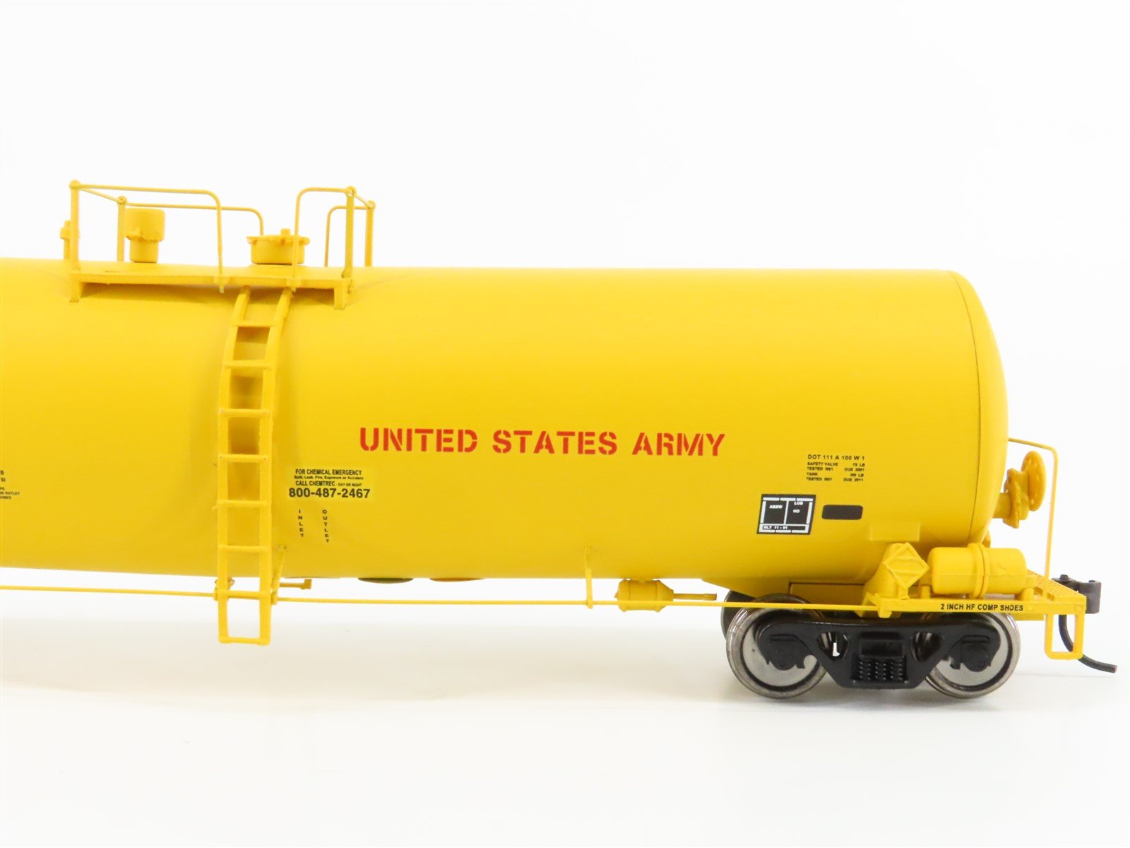 HO Scale Walthers 932-7271 USAX United States Army Tank Car #18599