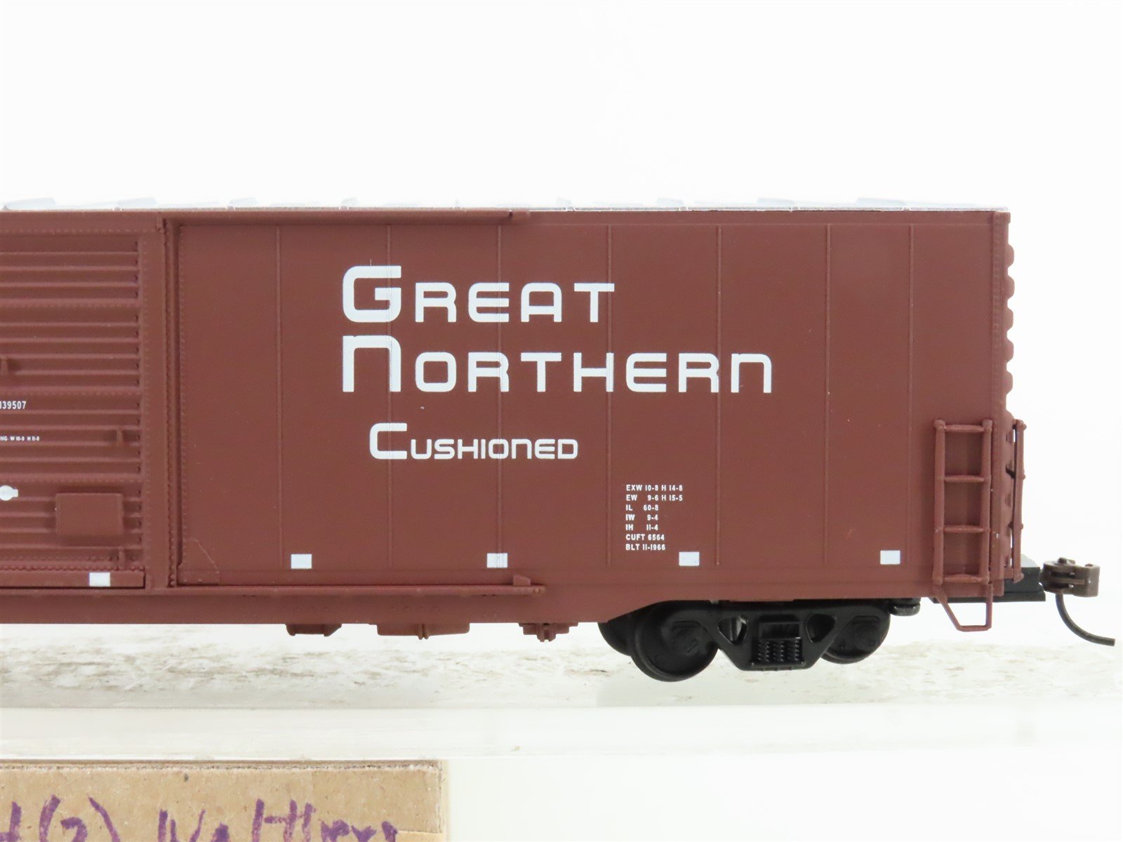 HO Scale Walthers 932-23564(2) GN Great Northern 60' Auto Parts Box Car #139507