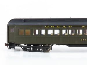 HO Scale Rivarossi GN Great Northern 60' HW Coach Passenger Car #674 custom