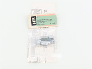 HO Scale HR PC-704 Unlettered Double Deck Commuter Passenger Car BUILT UP KIT