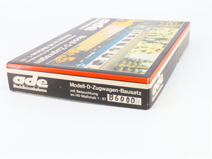 HO Scale Ade B6000h Express Train Passenger Car Kit w/Lights