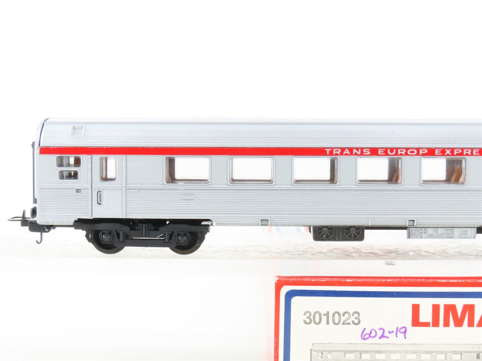 HO Scale Lima 301023 Trans Europ Express Coach Passenger Car