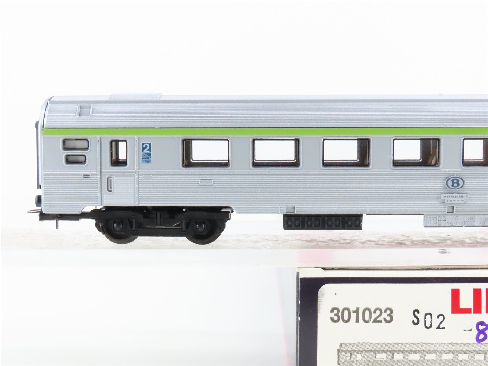 HO Scale Lima 301023 SNCB Belgian National 2nd Class Coach Passenger Car #980-5