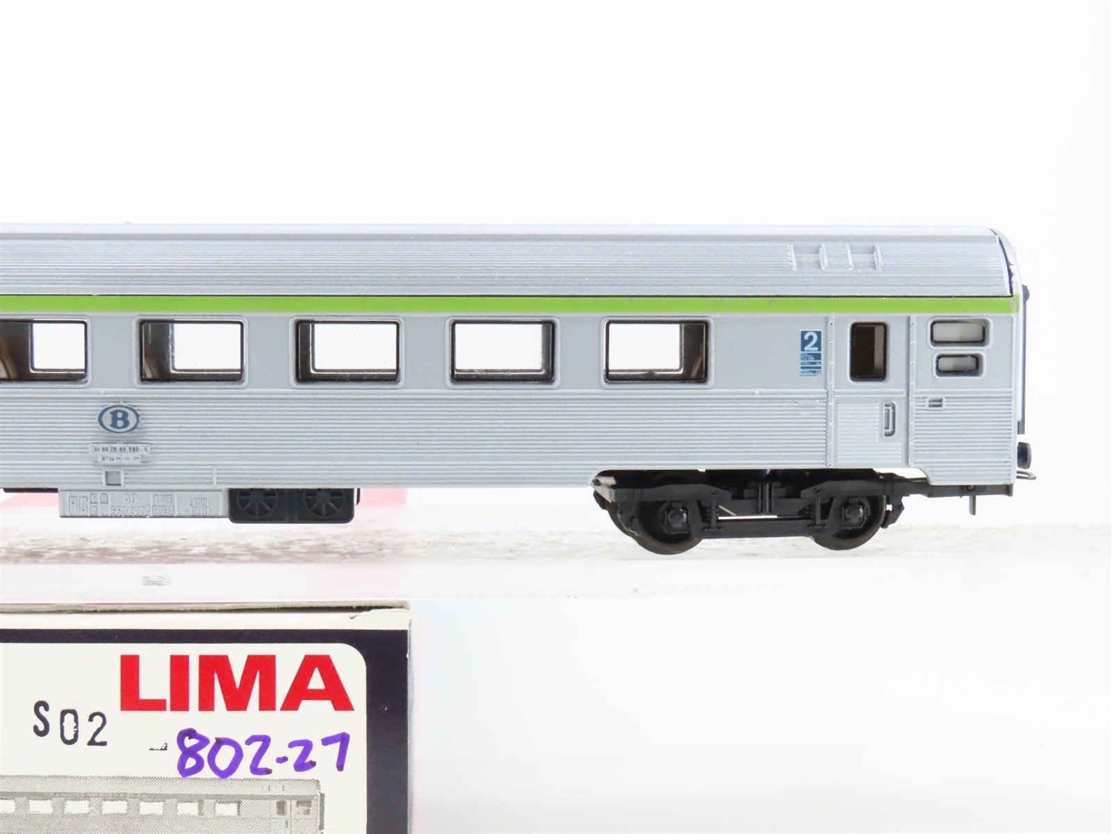 HO Scale Lima 301023 SNCB Belgian National 2nd Class Coach Passenger Car #980-5