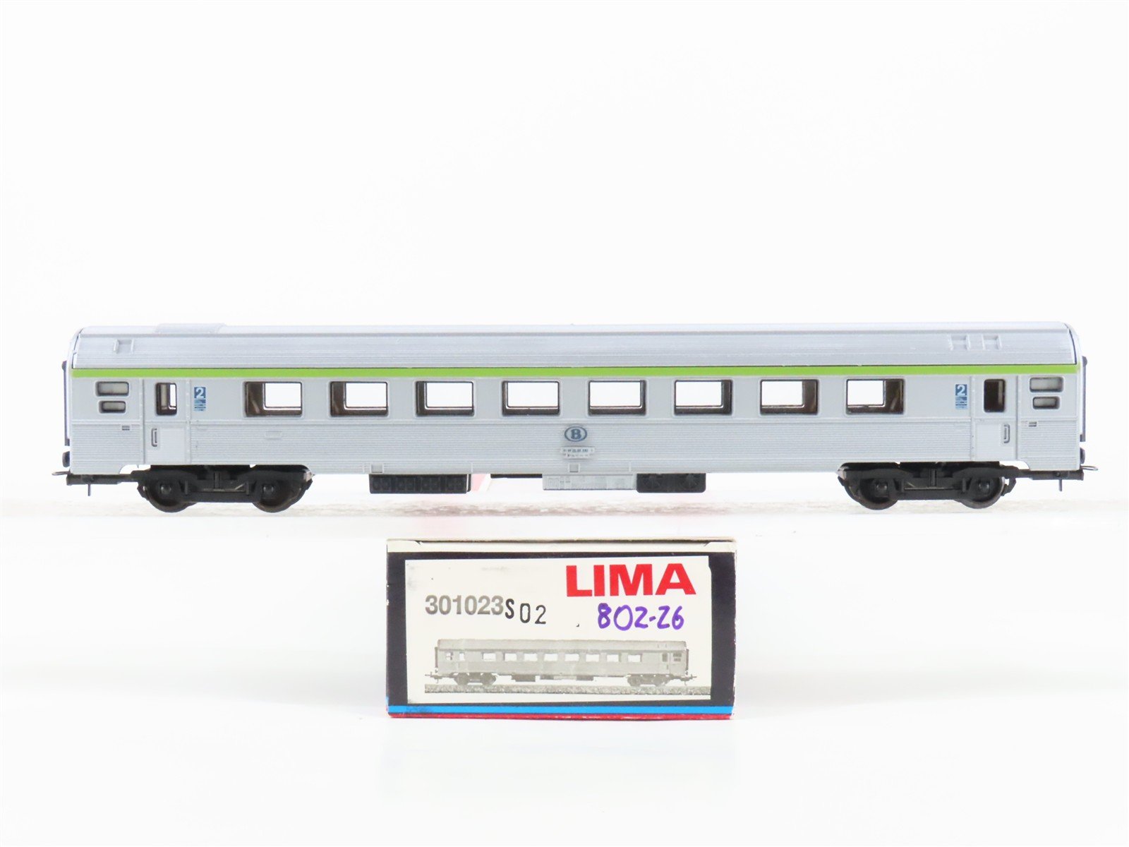 HO Scale Lima 301023 SNCB Belgian National 2nd Class Coach Passenger Car #980-5