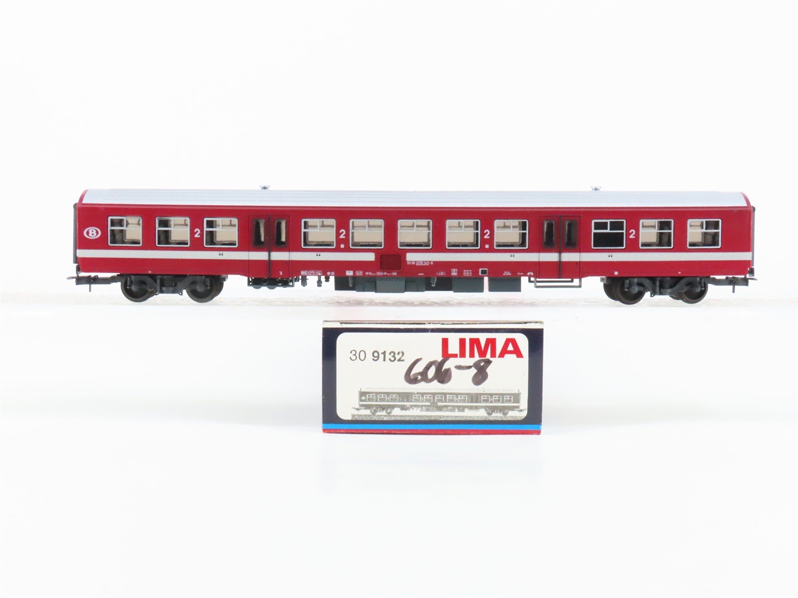 HO Scale Lima 309132 SNCB Belgian National 2nd Class Passenger Car #345-6