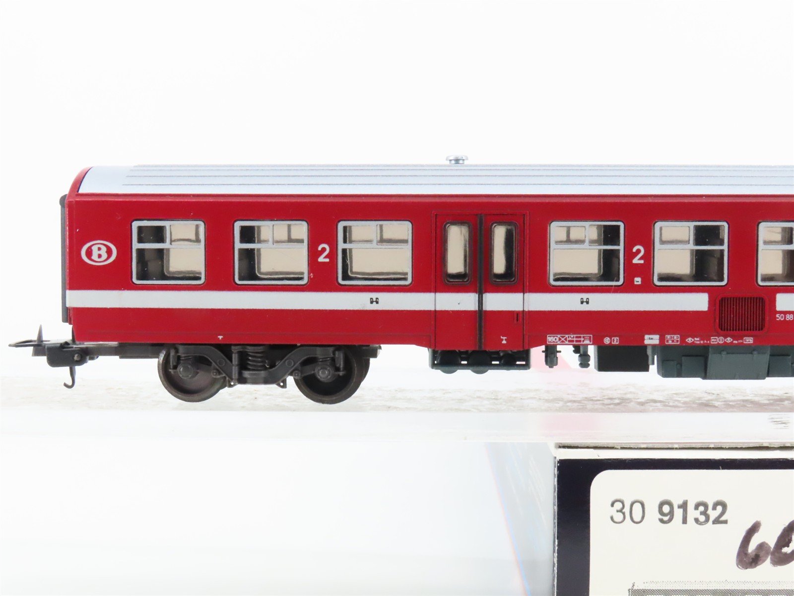 HO Scale Lima 309132 SNCB Belgian National 2nd Class Passenger Car #345-6