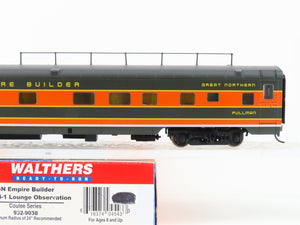 HO Scale Walthers 932-9038 GN Empire Builder Lounge-Obs Passenger Car