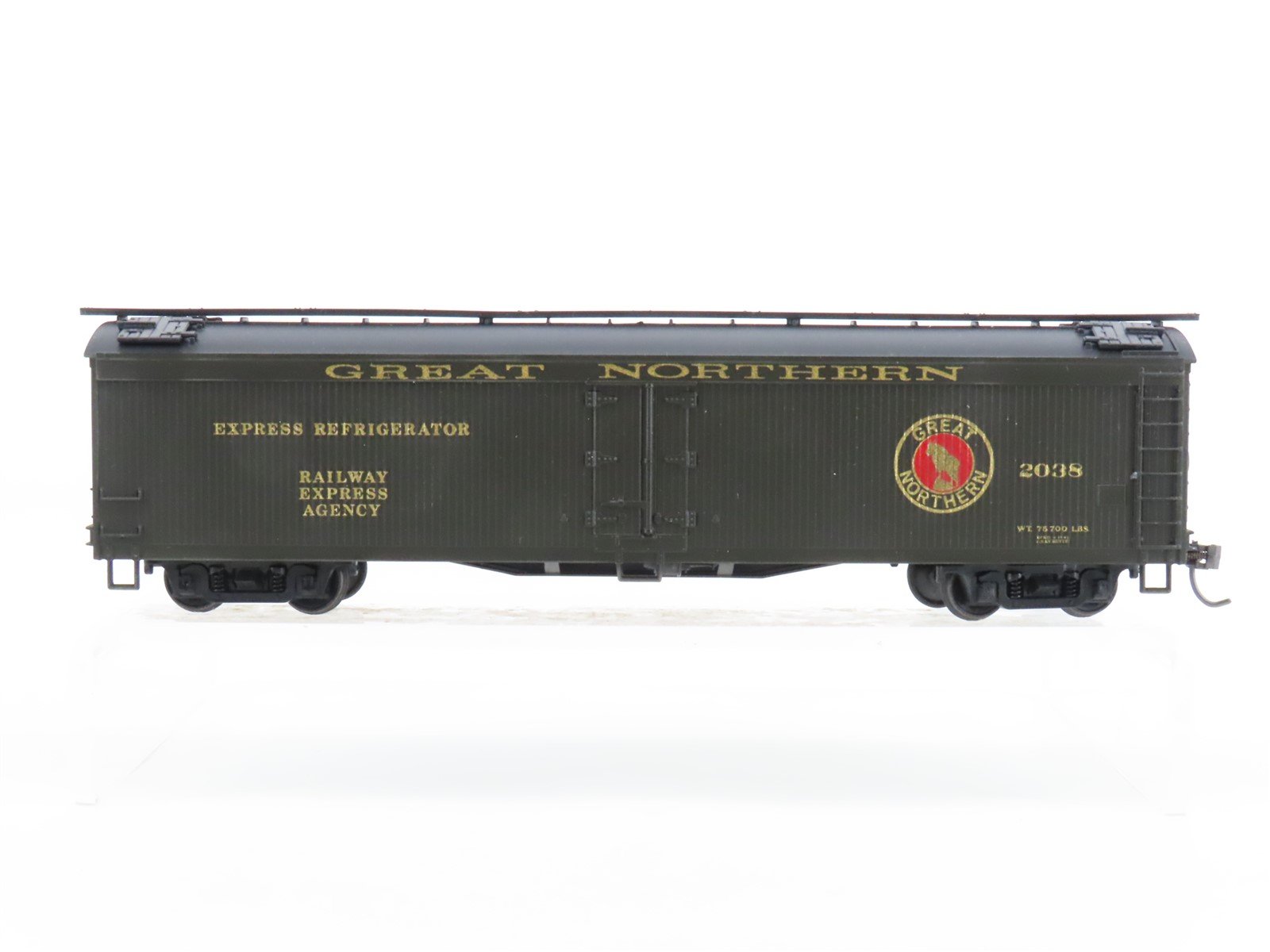 HO Scale Athearn GN Great Northern Express Refrigerator Car #2038