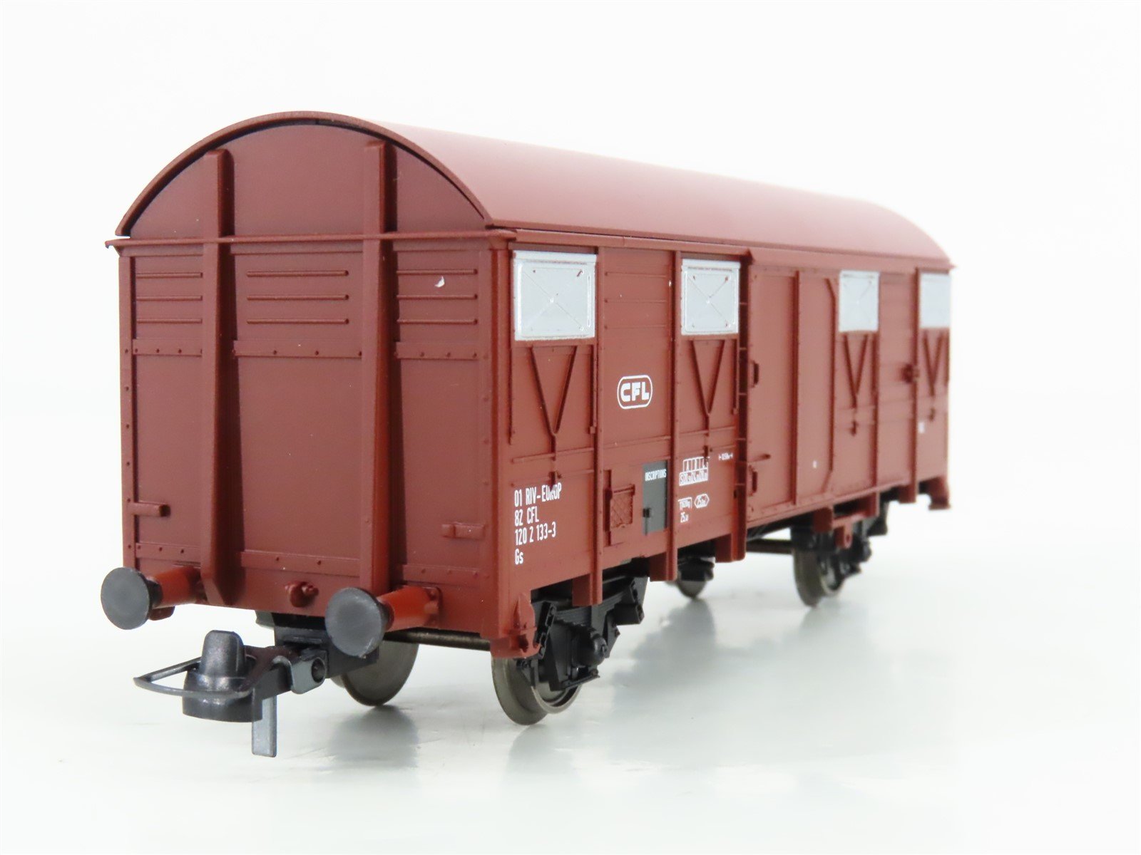 HO Scale Roco 46458 CFL Luxembourg National Covered Wagon #133-3