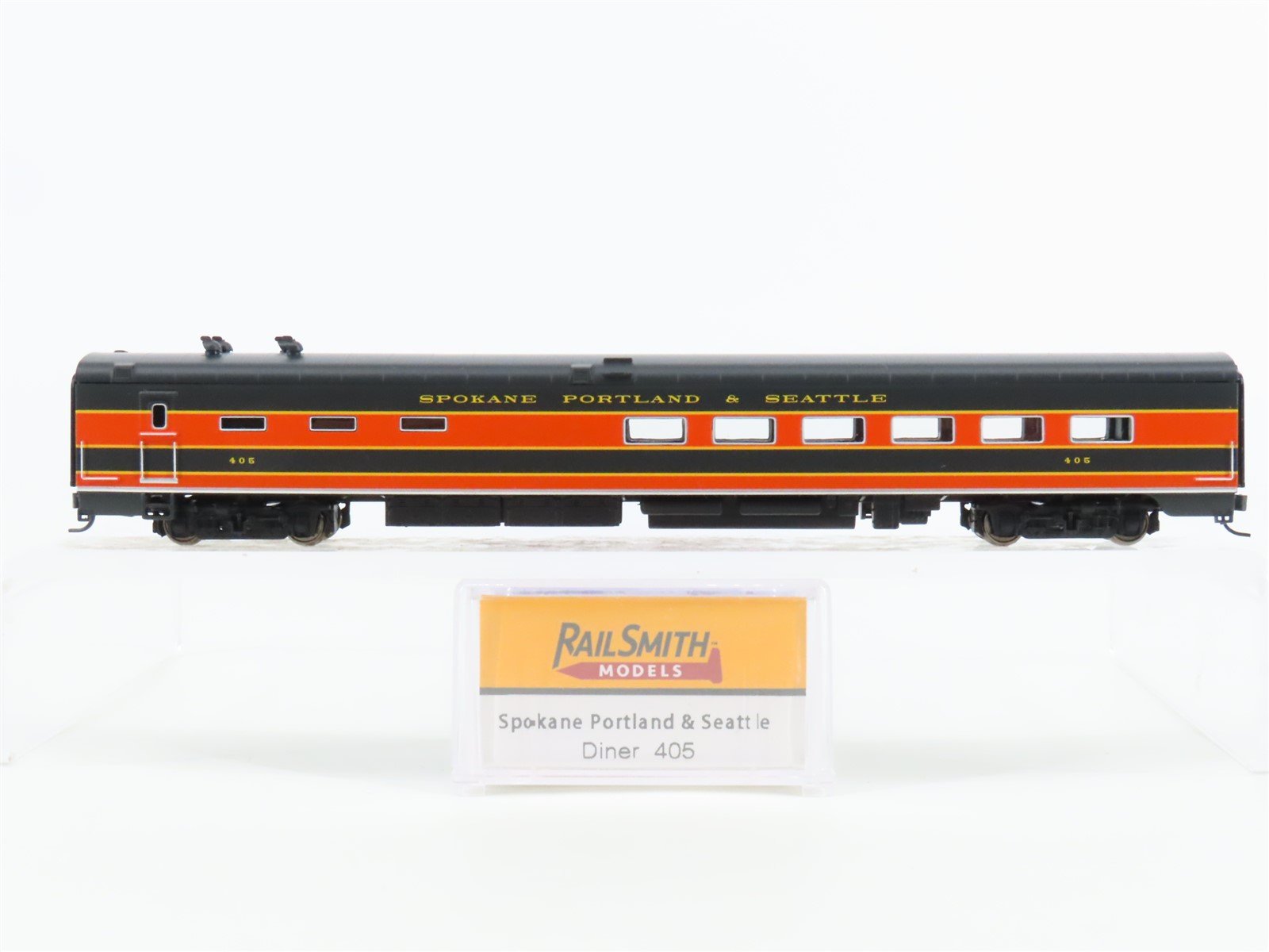 N Scale Railsmith RS-749905 SP&S Spokane Portland Seattle Diner Passenger #405