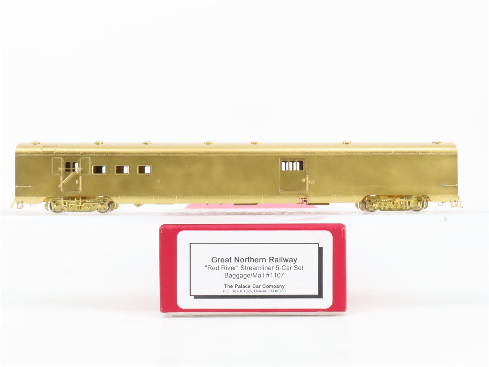 HO Scale Palace Car 1107 Unpainted BRASS Baggage/Mail Passenger Car