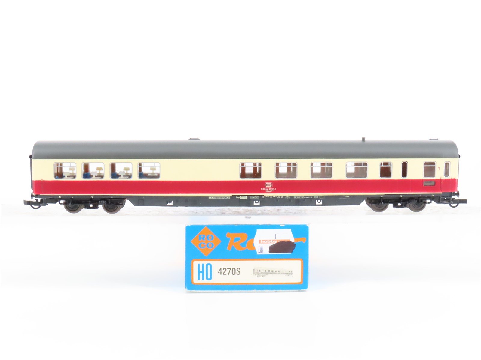 HO Scale Roco 4270S DB Deutsche Bahn 1st Class Dining Passenger Car #103-1