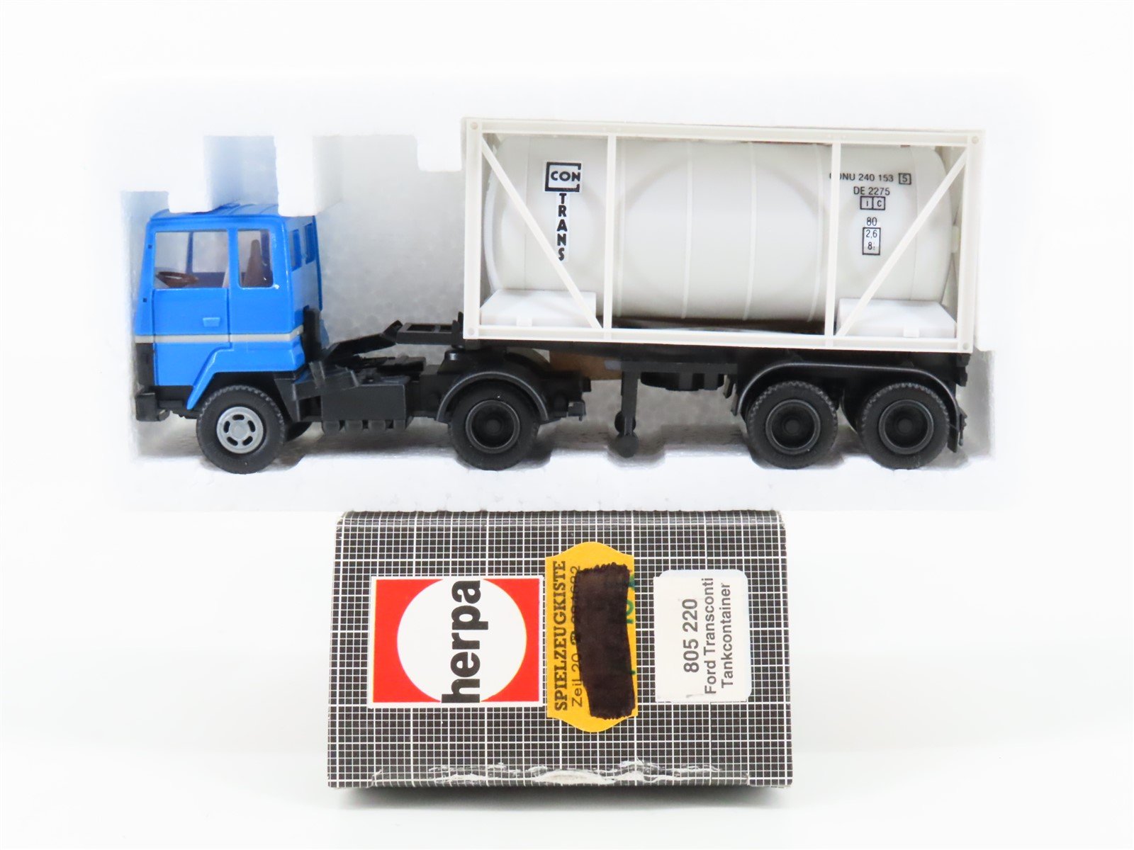 HO Scale Herpa 805220 Ford Transconti Tankcontainer