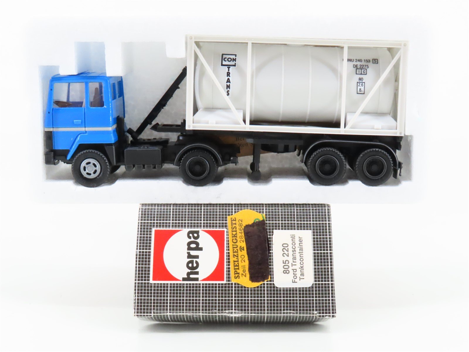 HO Scale Herpa 805220 Ford Transconti Tankcontainer